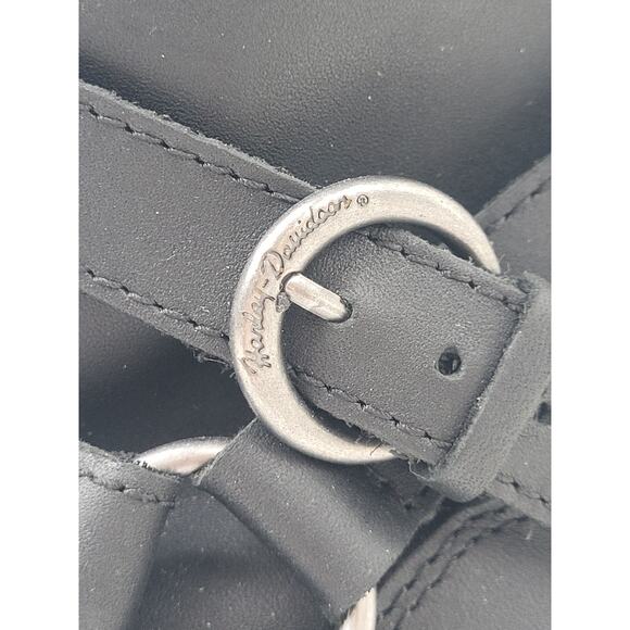 Harley Davidson Amber Motorcycle Boots - Round Toe | Women's Sz 7.5 - Picture 6 of 11